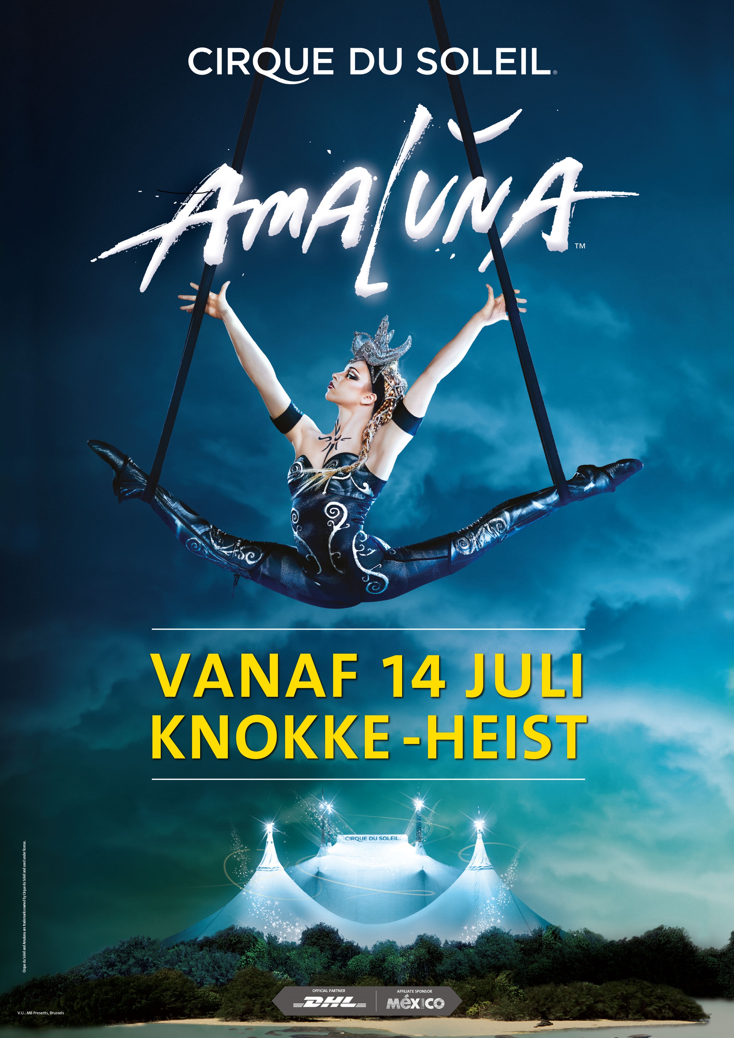 Cirque du Soleil Amaluna deze zomer in Knokke-Heist.